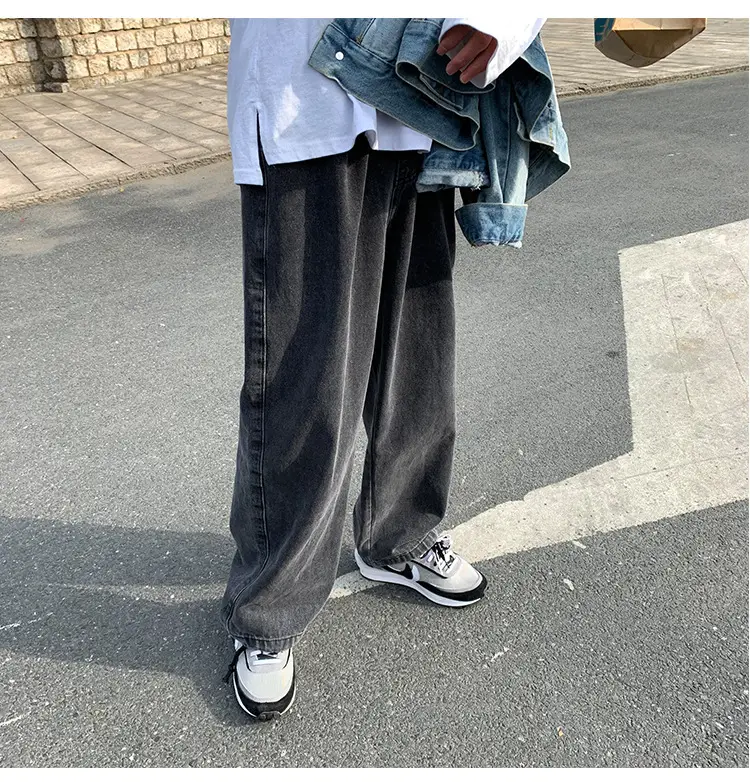 Fatty Japanese Style Loose Fit Jeans Men Large — feature 48