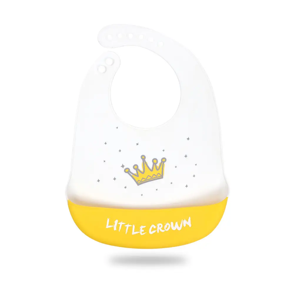 New Baby Cartoon Silicone Bib Oil-Proof