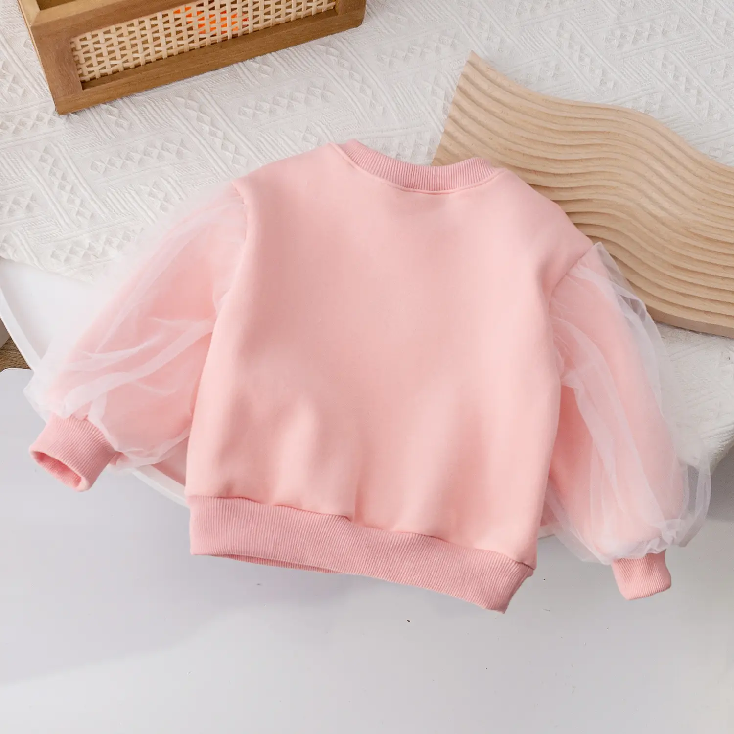 Girls Pink Sweatshirt 2025 Autumn Winter Casual Loose - Image 8