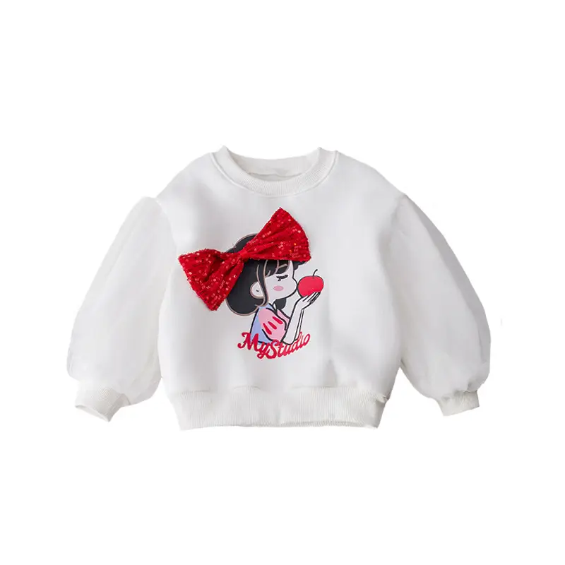 Girls Pink Sweatshirt 2025 Autumn Winter Casual Loose - Image 9