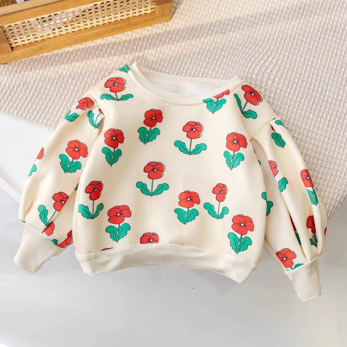 Girls Pink Sweatshirt 2025 Autumn Winter Casual Loose - Image 4