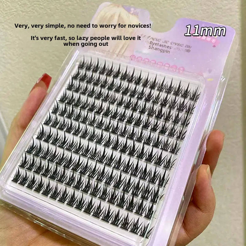 10mm False Eyelashes Large Capacity Book Set of 2