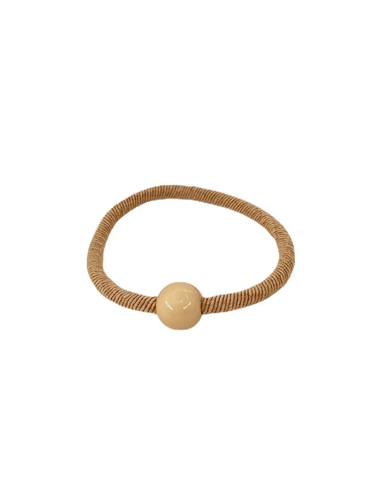 Korean Style Bead Hair Rope for Women Summer 2021 - Image 10