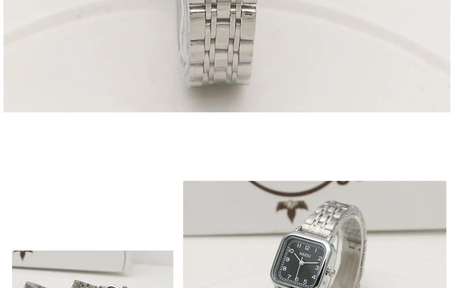 Literary Student Square Steel Band Quartz Watch Stainless Steel Band Fashionable Girls Watch Forest Square Watch Ladies Watch — feature 12