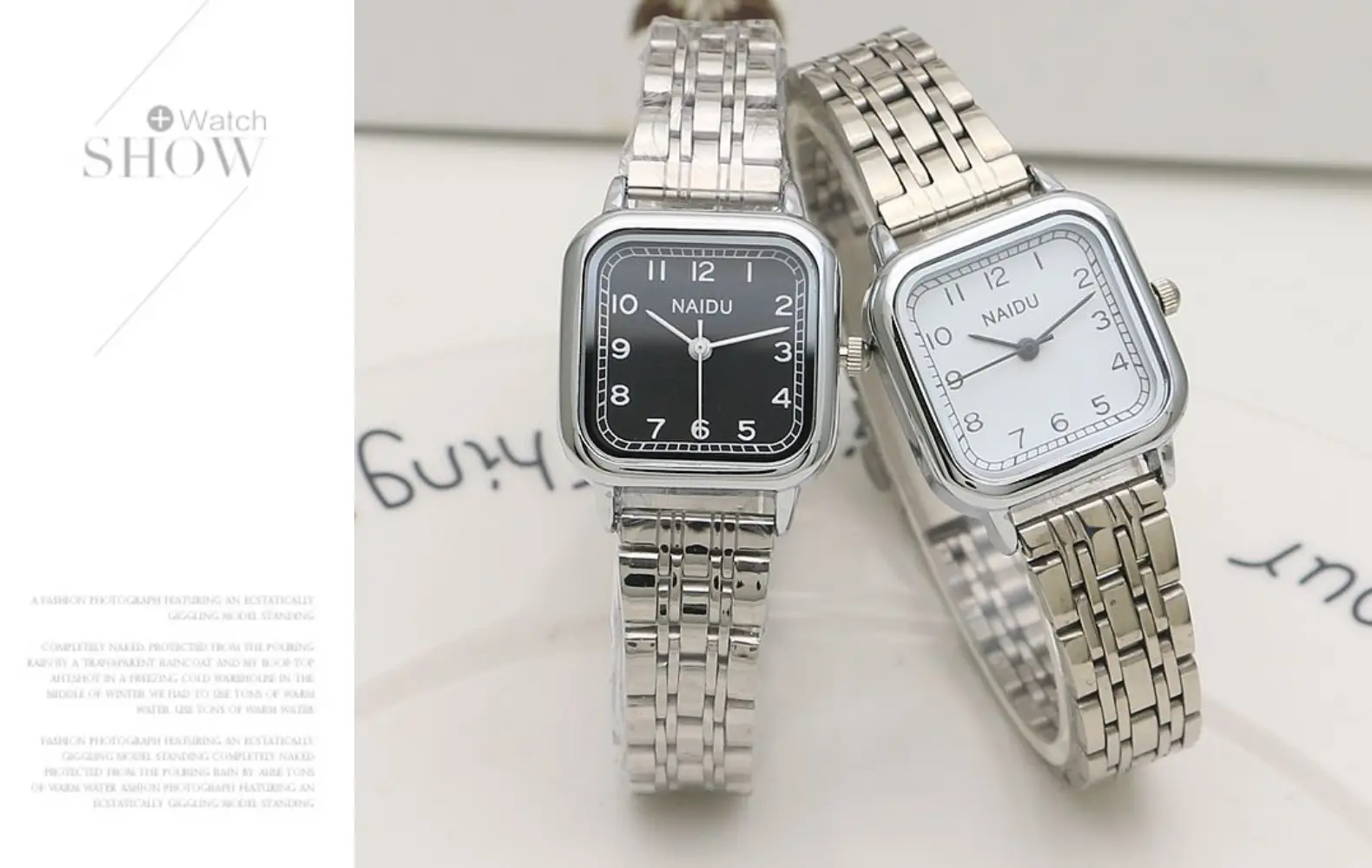Literary Student Square Steel Band Quartz Watch Stainless Steel Band Fashionable Girls Watch Forest Square Watch Ladies Watch — feature 15