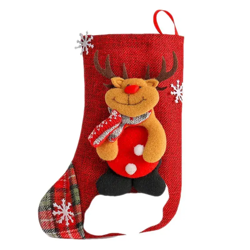 Yihong Christmas Candy Bags Large Santa Snowman Decorations - Image 9