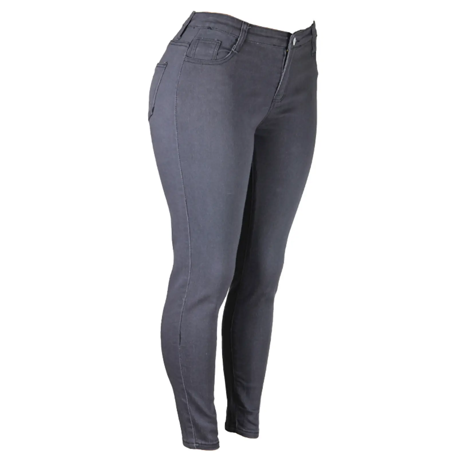 Women Slim Fit Light Blue Denim Pants — feature 14