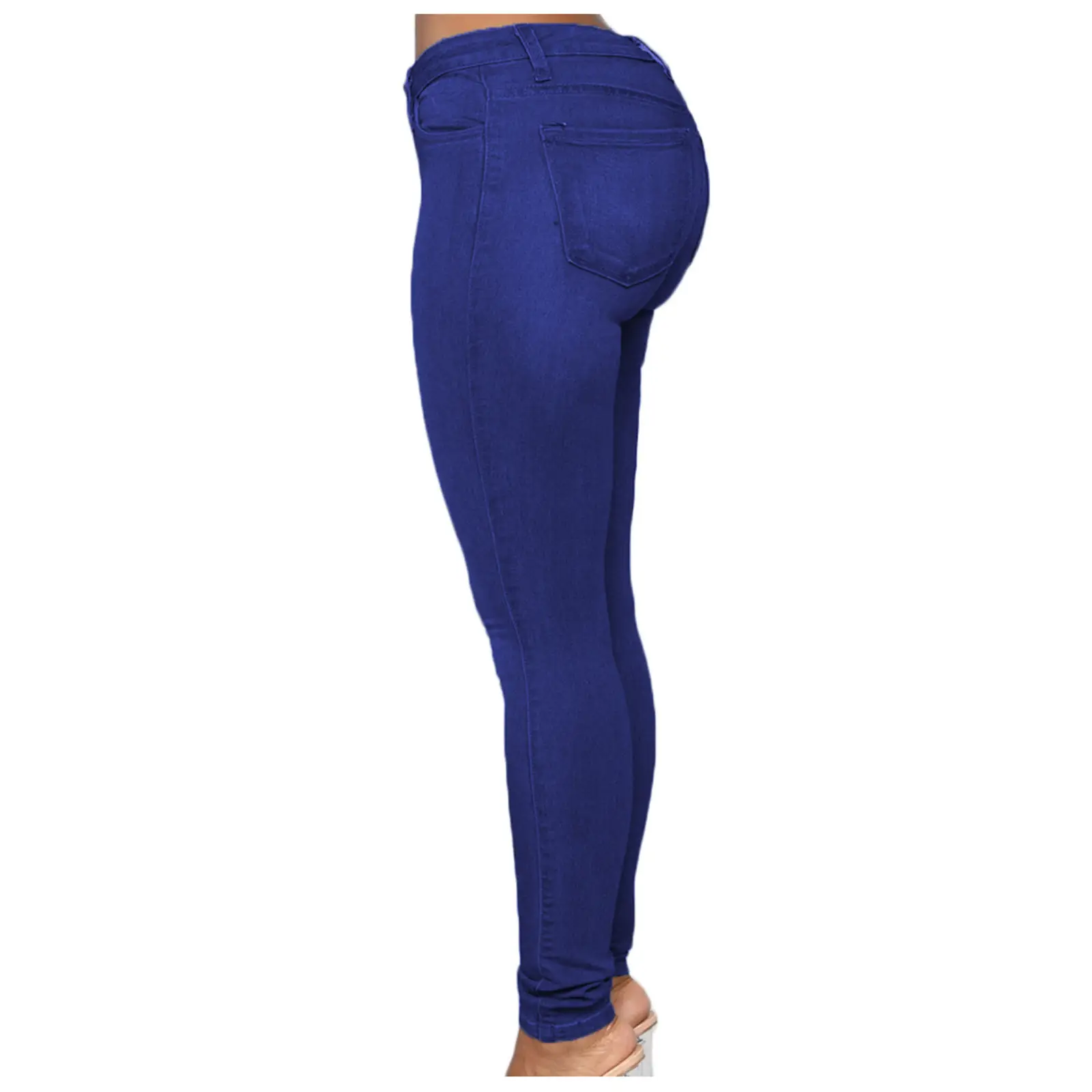Women Slim Fit Light Blue Denim Pants — feature 20