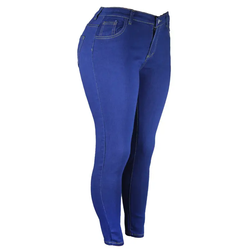 Women Slim Fit Light Blue Denim Pants — feature 23