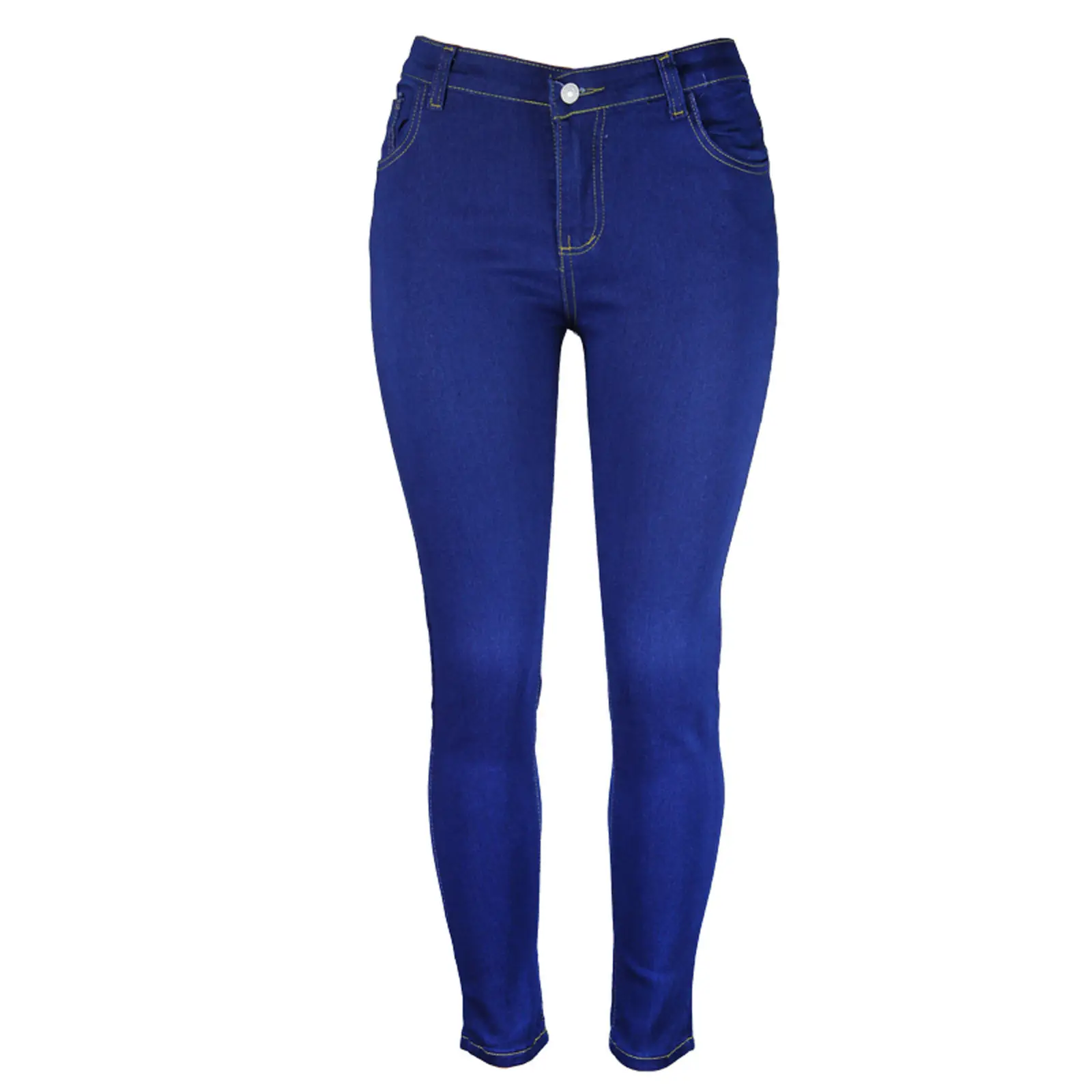 Women Slim Fit Light Blue Denim Pants — feature 24