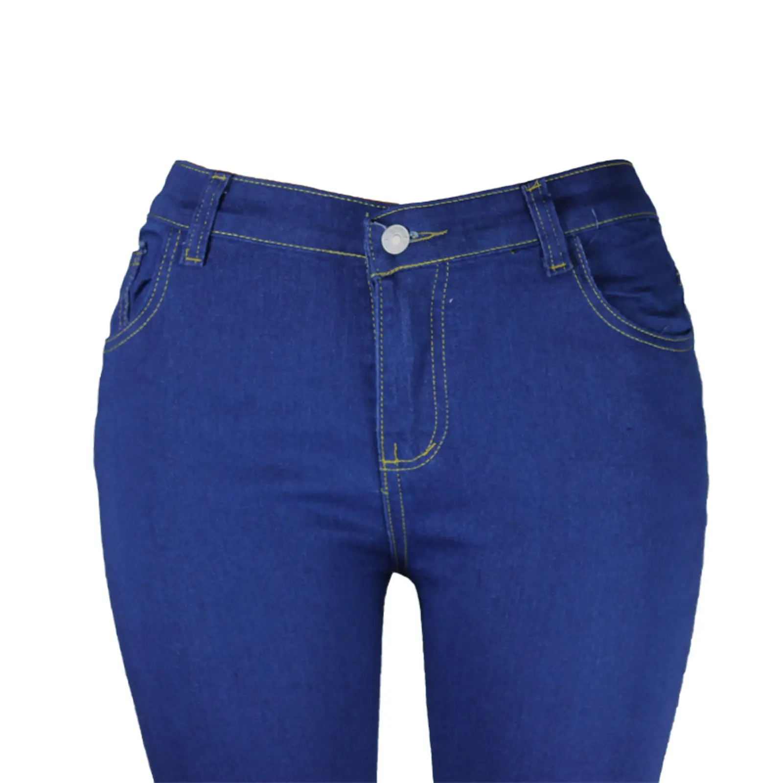 Women Slim Fit Light Blue Denim Pants — feature 26