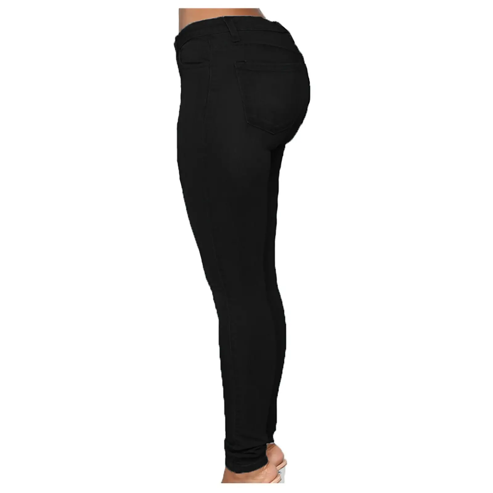 Women Slim Fit Light Blue Denim Pants — feature 30