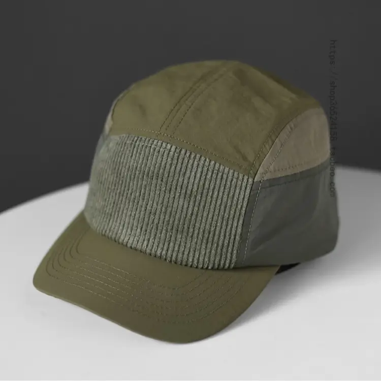 Vintage Orange Corduroy Cap for Men - Image 7