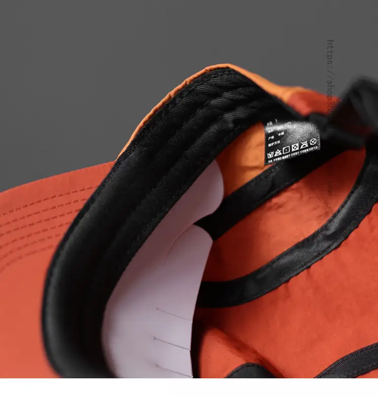 Vintage Orange Corduroy Cap for Men — feature 6