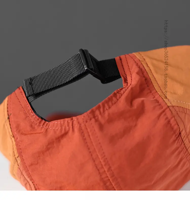 Vintage Orange Corduroy Cap for Men — feature 7