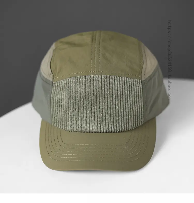 Vintage Orange Corduroy Cap for Men — feature 9