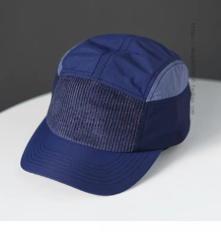 Vintage Orange Corduroy Cap for Men - Image 2