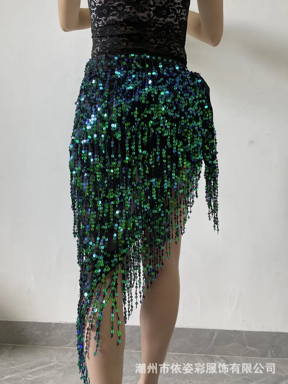 2023 Belly Dance Dress with Sequin Tassels & Waist Chain — feature 12