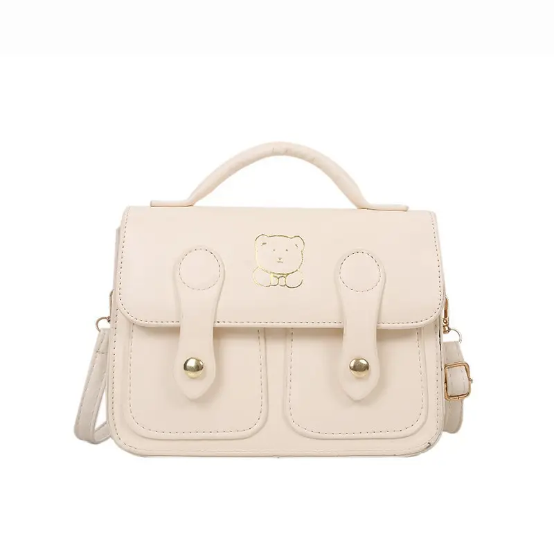 Retro Cambridge Mini Shoulder Bag Brown PU New Autumn Winter - Image 11