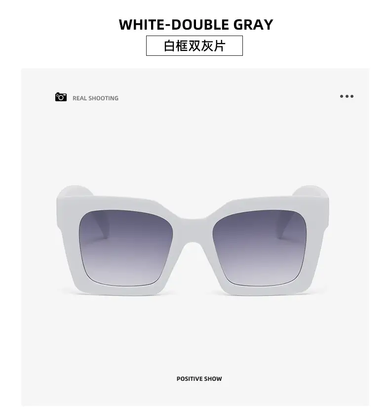 Modern White Gradient Sunglasses for All Occasions — feature 24