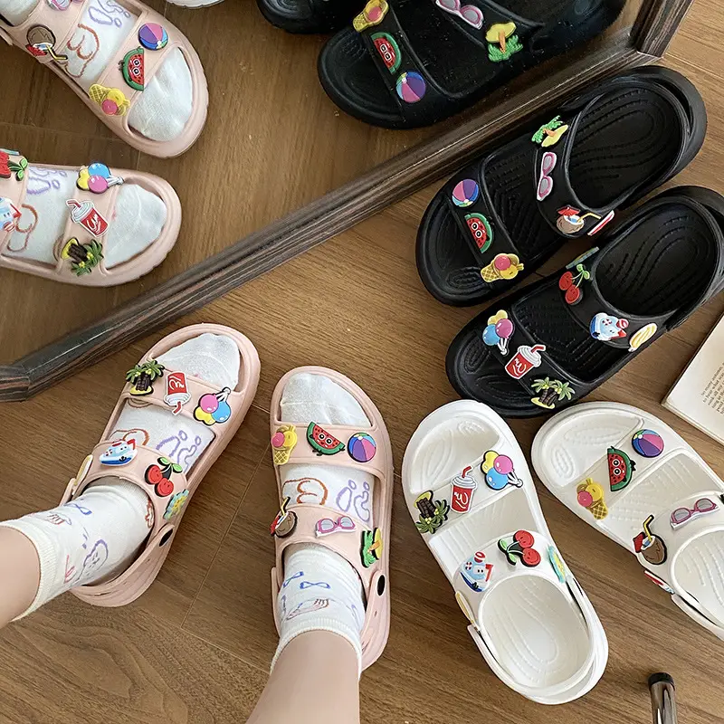 Cross-Border Summer New Sandals for Women, Thick-Soled Korean Style, Height-Increasing, Fashionable, Casual, Versatile for Outdoor Wear, Beach, European and American Style - Image 20