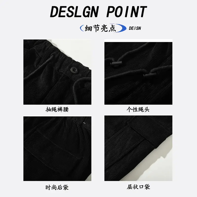 Men's Fleece Lined Overalls Large Winter Autumn Pants - Image 8