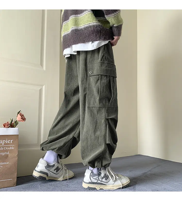 Men's Fleece Lined Overalls Large Winter Autumn Pants — feature 10