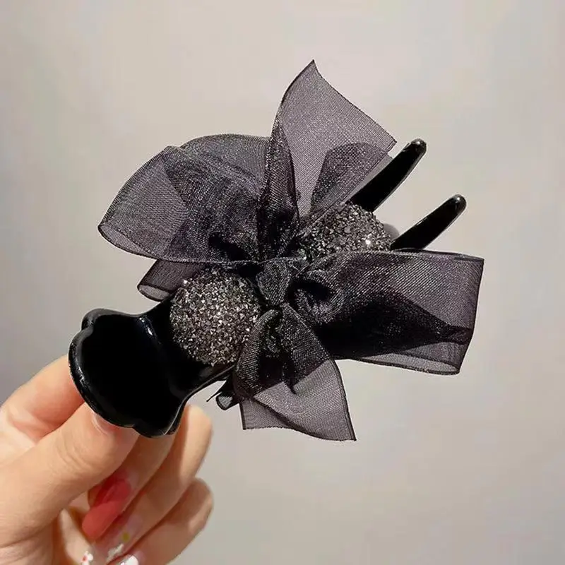 Women's Large Shark Clip Hair Clip Brown - Image 82