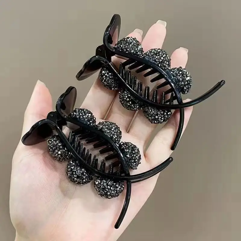 Women's Large Shark Clip Hair Clip Brown - Image 83
