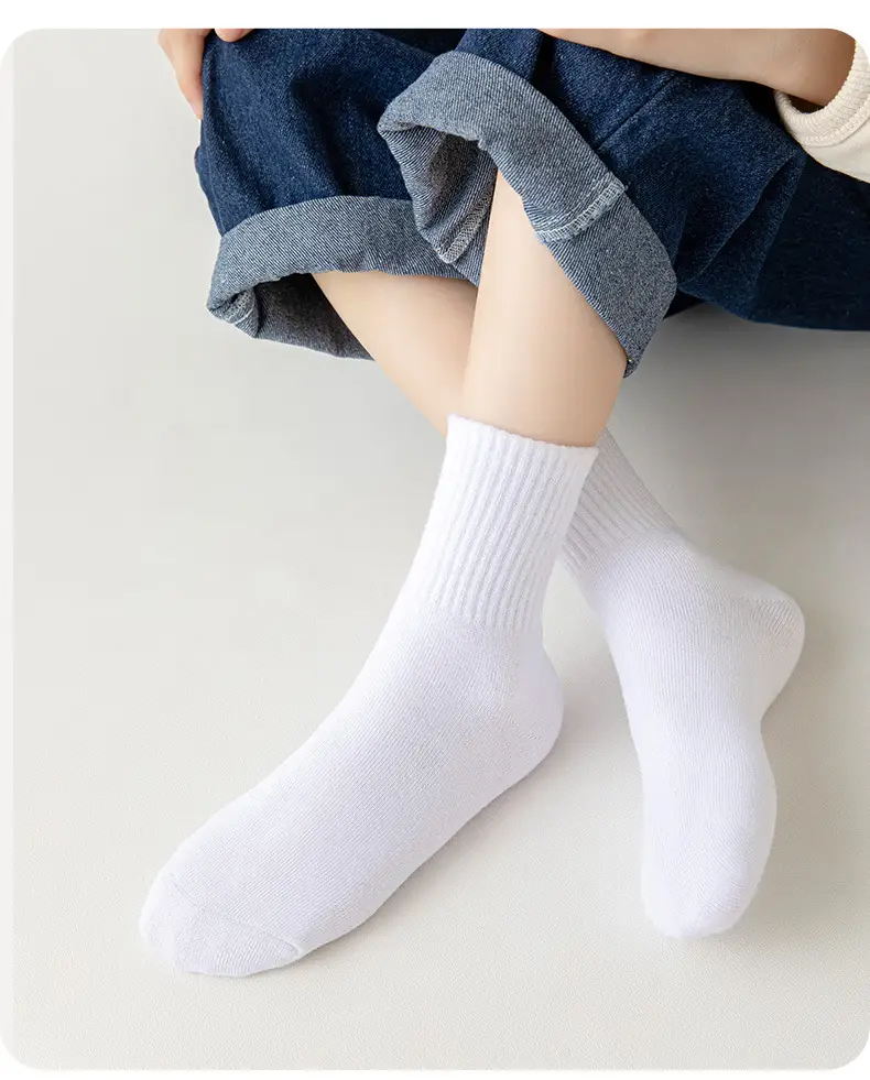 White Cotton Socks for Boys & Girls, 10% Fluorite, 0.1% Ammonia, 100ml — feature 12