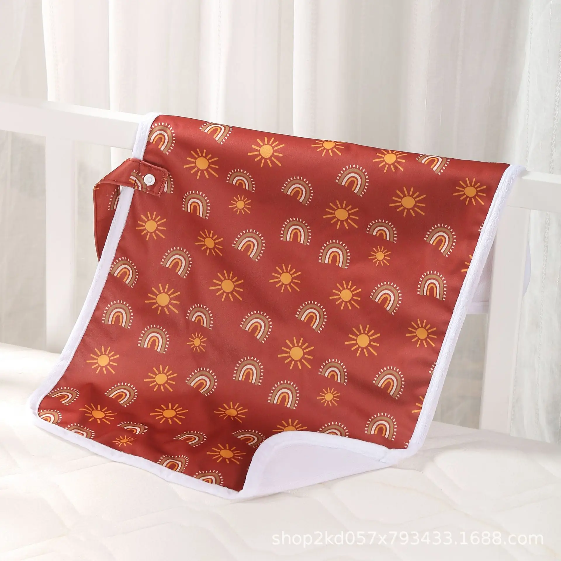 Rainbow Printed Baby Diaper Towel — feature 12