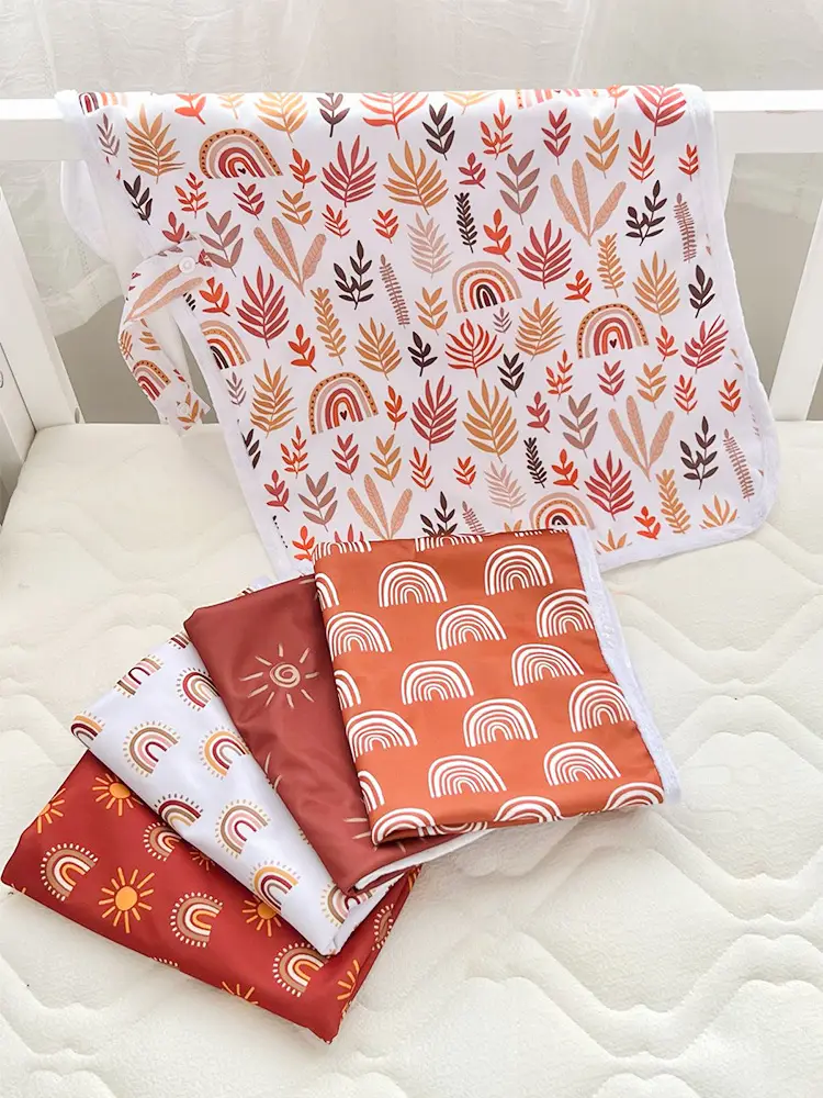 Rainbow Printed Baby Diaper Towel — feature 7