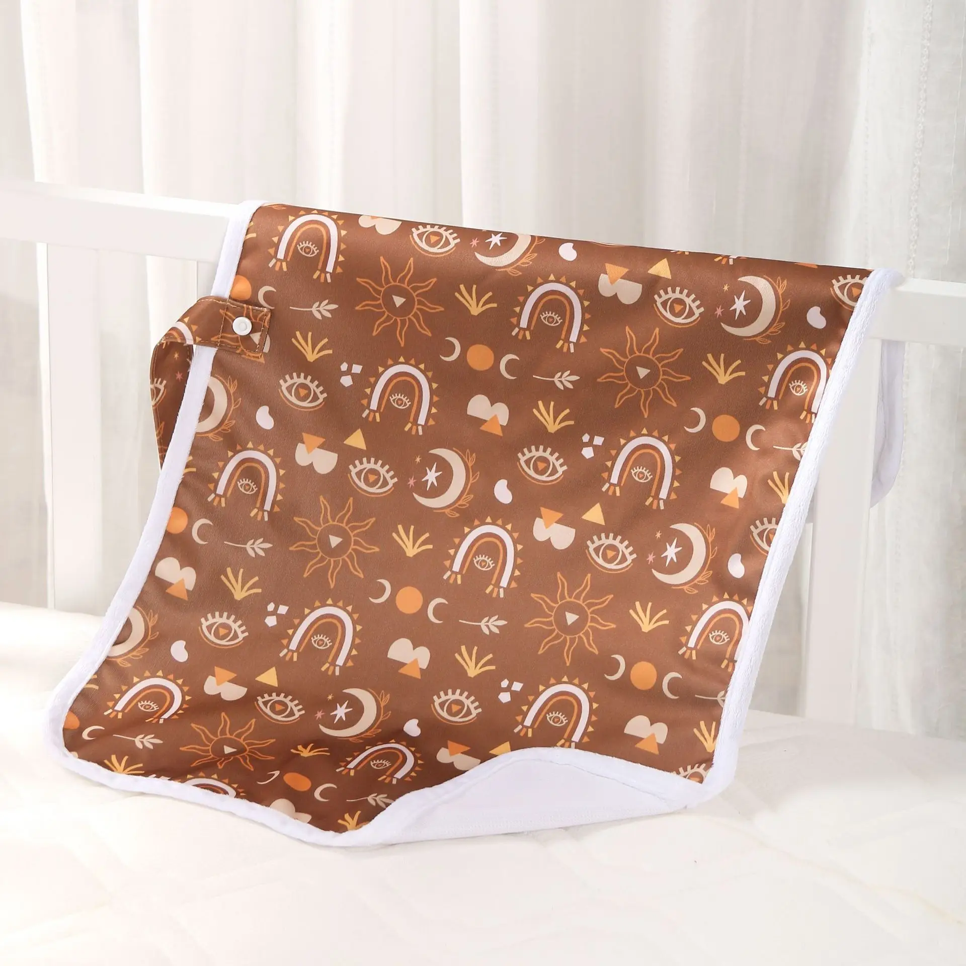 Rainbow Printed Baby Diaper Towel - Image 10