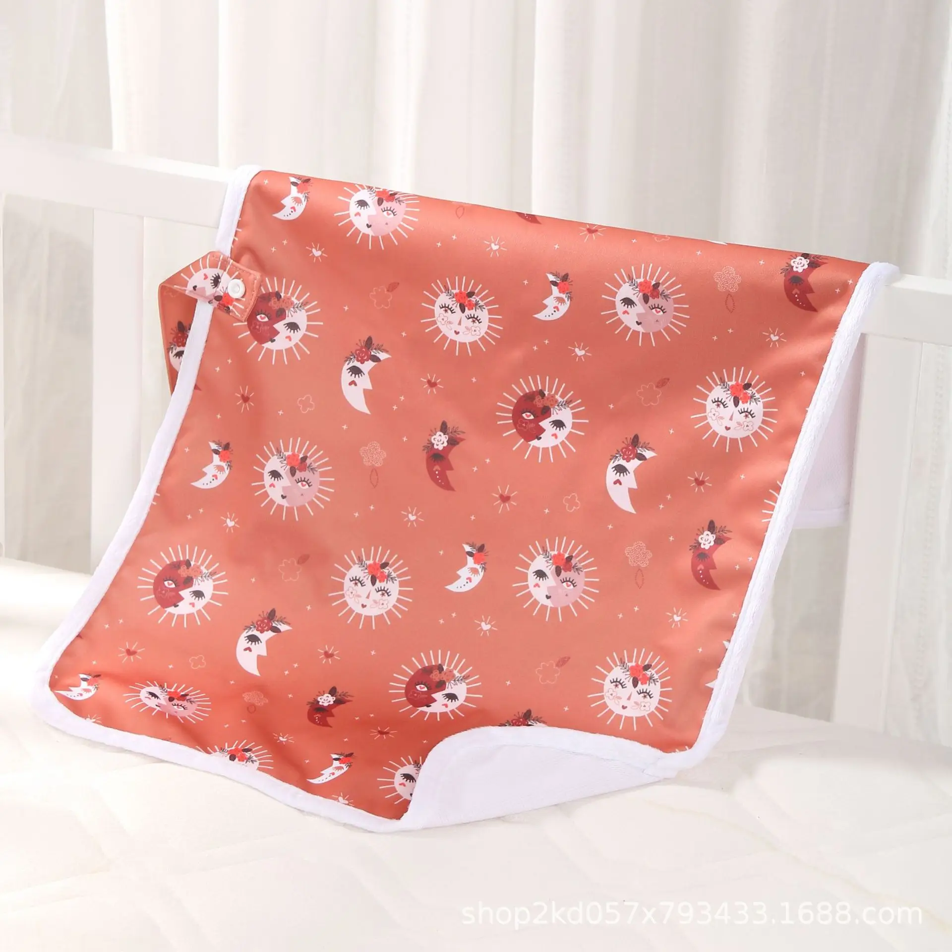 Rainbow Printed Baby Diaper Towel - Image 3