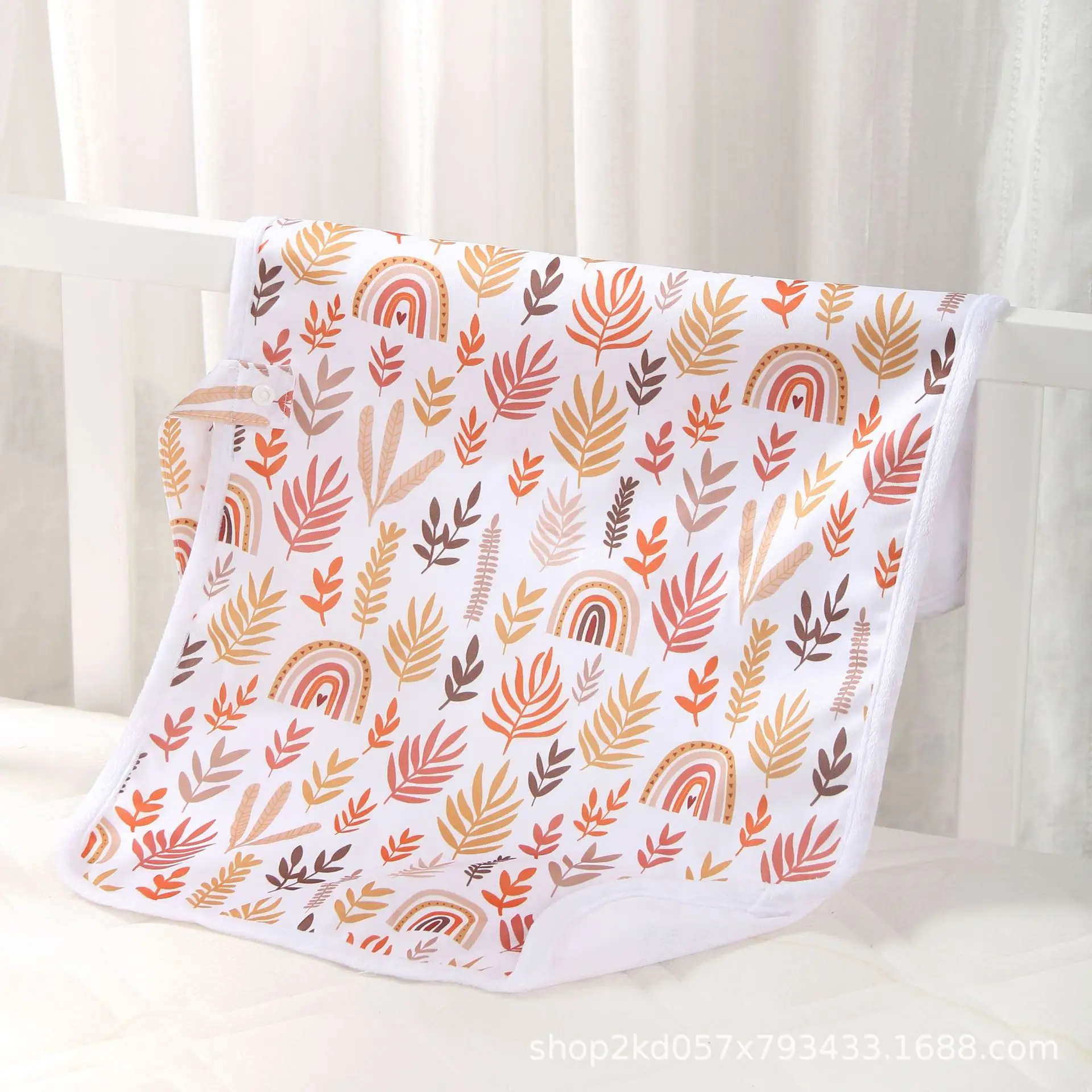 Rainbow Printed Baby Diaper Towel - Image 4