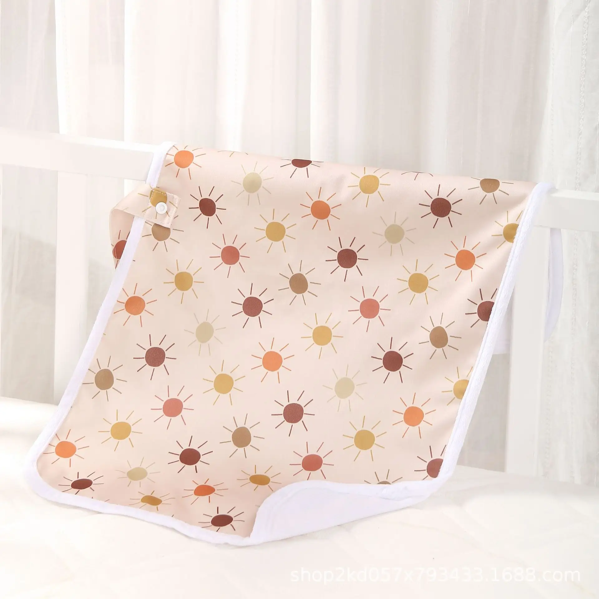 Rainbow Printed Baby Diaper Towel - Image 5