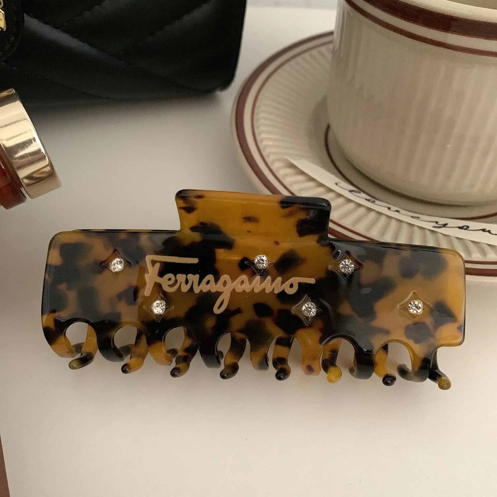 Korean-style Acrylic Hair Clip with Shark Design - Image 9