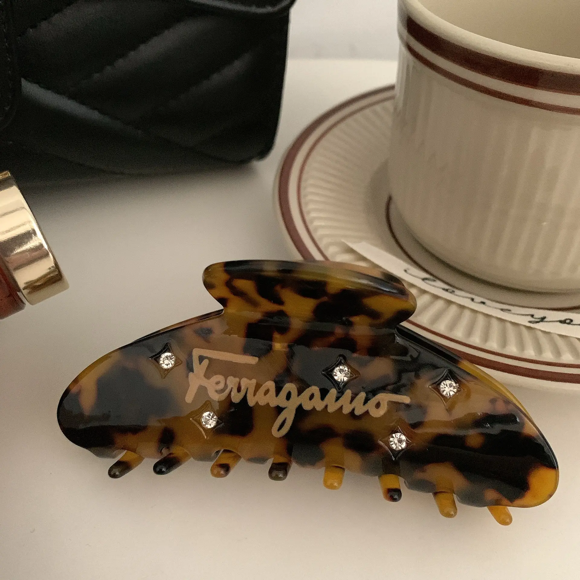 Korean-style Acrylic Hair Clip with Shark Design - Image 5
