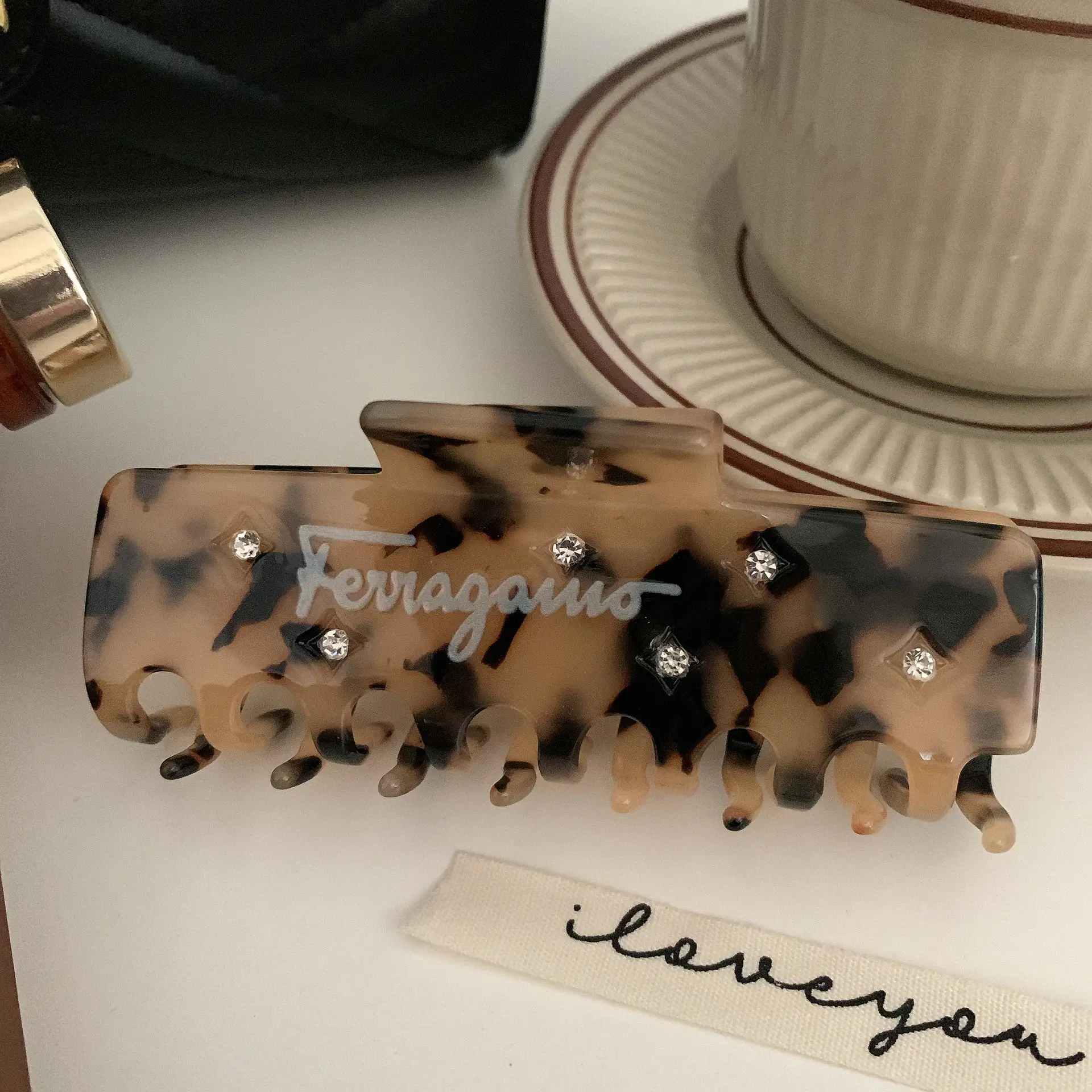 Korean-style Acrylic Hair Clip with Shark Design - Image 7