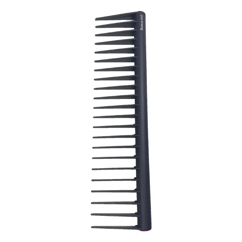 Anti-Static Wide Tooth Hair Comb Purple - Image 6