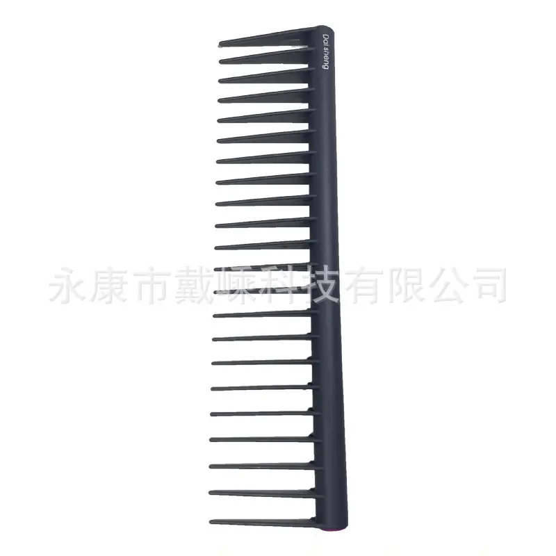 Anti-Static Wide Tooth Hair Comb Purple - Image 3