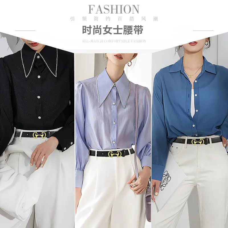 Women's Genuine Leather Belt Same Style as Celebrity