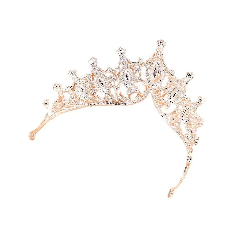 Crystal Big Crown Headband for Birthday Party & Wedding - Image 6