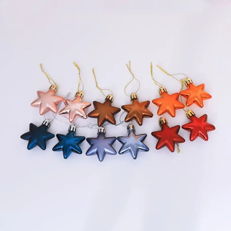 Electroplated Star Christmas Tapestries 5Cm Pink & Purple - Image 15