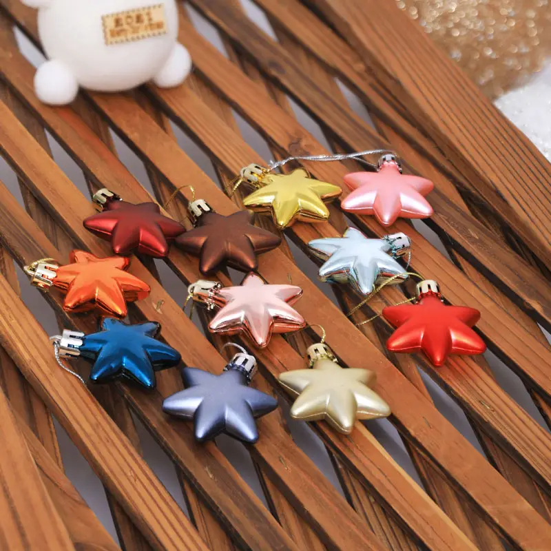 Electroplated Star Christmas Tapestries 5Cm Pink & Purple — feature 10