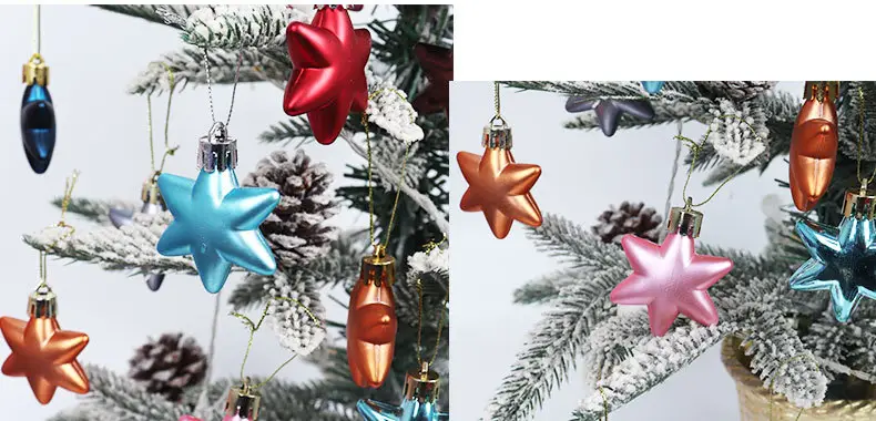 Electroplated Star Christmas Tapestries 5Cm Pink & Purple — feature 13