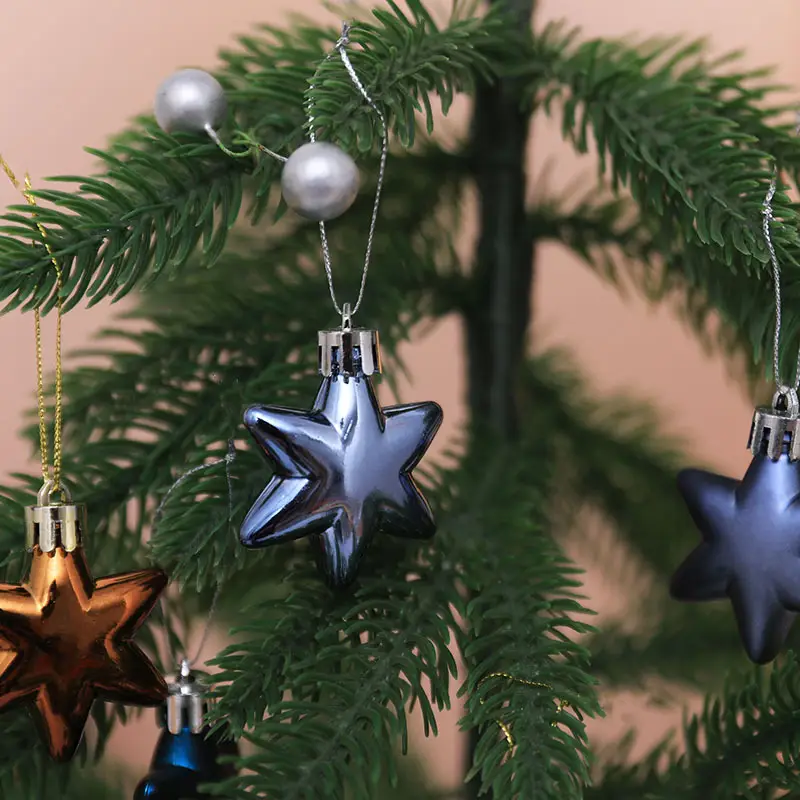 Electroplated Star Christmas Tapestries 5Cm Pink & Purple — feature 5