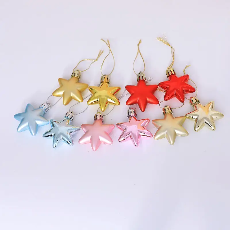 Electroplated Star Christmas Tapestries 5Cm Pink & Purple — feature 7