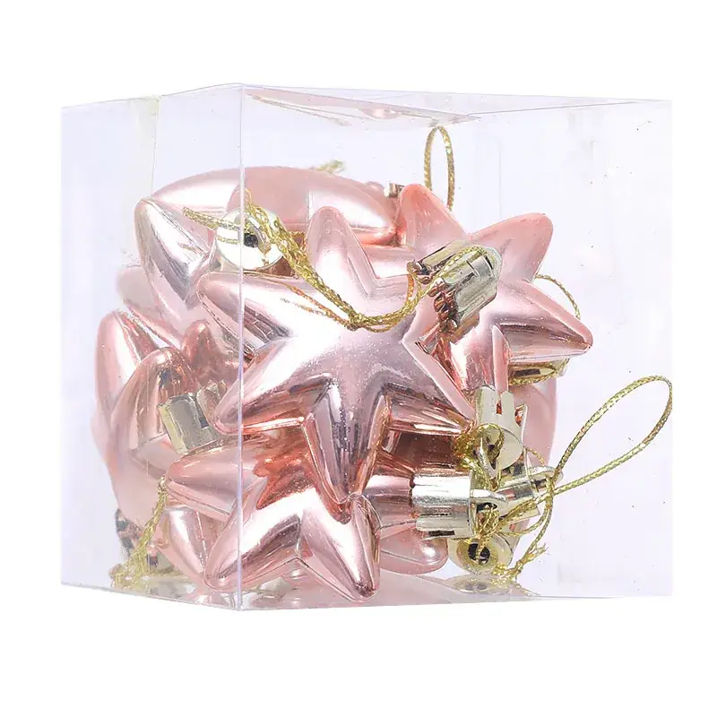 Electroplated Star Christmas Tapestries 5Cm Pink & Purple - Image 9