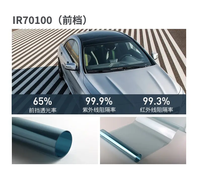 Car Window Film, High Heat Insulation, Sun Protection, Front Windshield Glass Film, Explosion-Proof Solar Film, Full Range of Car Window Film, Wholesale by the Roll — feature 22